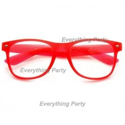 Everything Party Wayfarer Party Glasses - Red