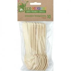 Alpen All Birthday 10pk Wooden Teaspoons