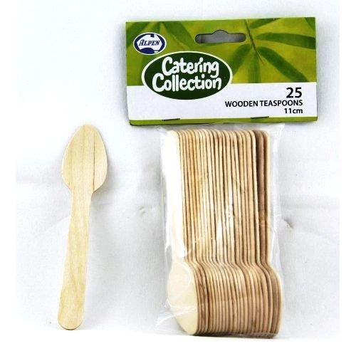 Alpen 25pk Wooden Teaspoons