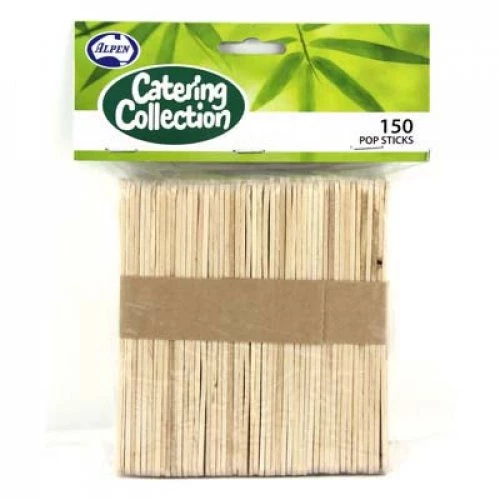 Everything Party 150pk Wooden Coffee Stirs / Pop Sticks All Birthday