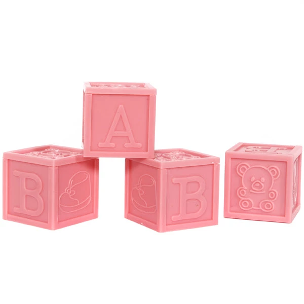 Everything Party By Theme 4pk Baby Blocks (Blue, Pink)