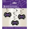 Everything Party 3pk Spider Web Hanging Swirls Decoration