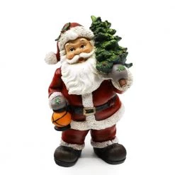 Everything Party Standing Santa Figurine Decoration - Santa With Tree