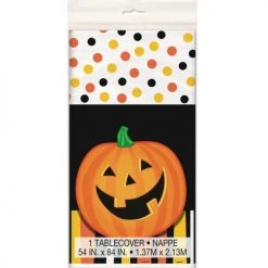 Everything Party By Event Smiling Pumpkin Tablecloth