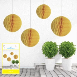 Everything Party All Birthday 4pk Decorative Honeycombs