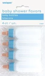 Meteorparty By Theme 4pc Baby Blue Bottles