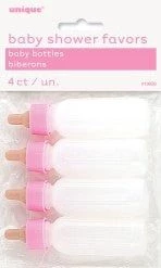 Meteorparty 4pc Baby Pink Bottles By Theme