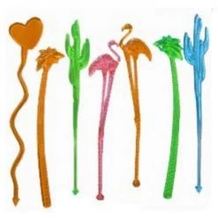 Ellie 10pk Tropical Swizzle Sticks