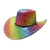 Trademart Rainbow Sequin Cowboy Hat