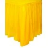 Everything Party Tableware Plastic Table Skirt - Yellow