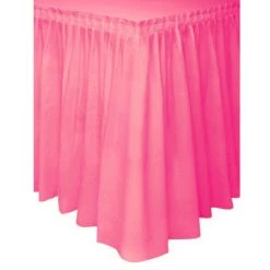 Everything Party Tableware Plastic Table Skirt - Pink