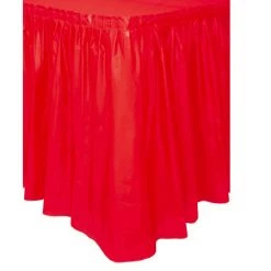 Everything Party Plastic Table Skirt - Red