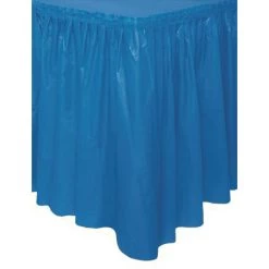Everything Party Plastic Table Skirt - Royal Blue