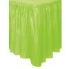 Unique By Event Plastic Table Skirt - Lime Green