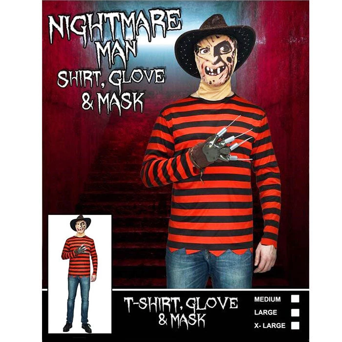 Everything Party Adult - Nightmare Man Freddy Costume