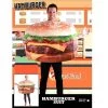 Everything Party Adult 3D Hamburger Unisex Costume