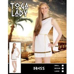 Cut Price Adult - Toga Lady Costume