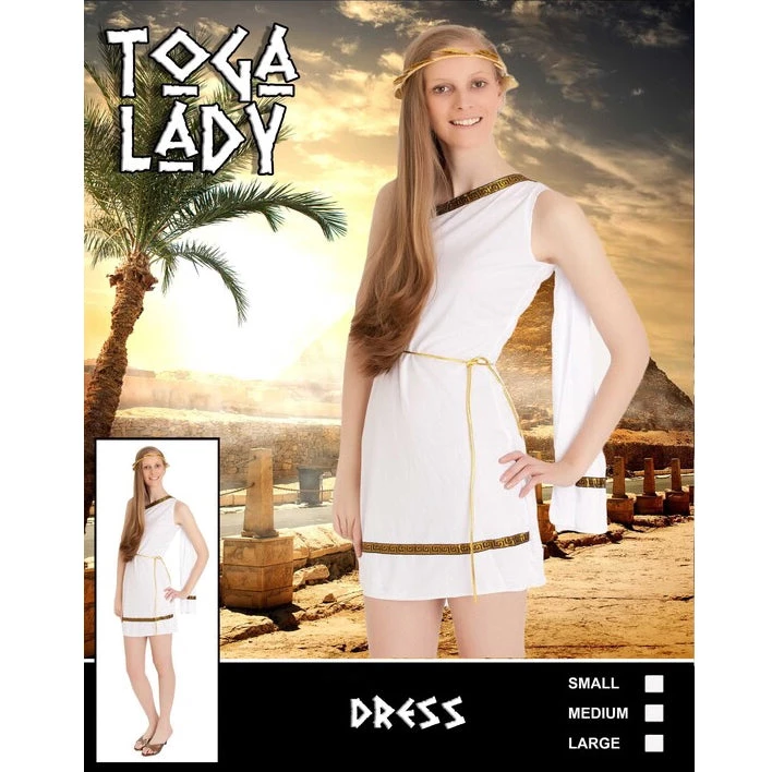 Cut Price Adult - Toga Lady Costume