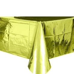 Everything Party Metallic Gold Plastic Rectangle Tablecloth