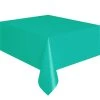 Meteorparty Tableware Rectangle Plastic Tablecover - Caribbean Teal