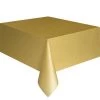 Meteorparty Tableware Rectangle Plastic Tablecover - Gold