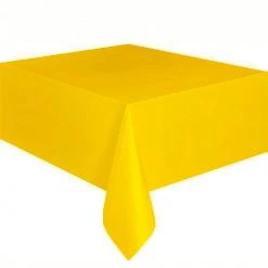 Meteorparty Rectangle Plastic Tablecover - Sunflower Yellow