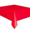 Meteorparty Rectangle Plastic Tablecover - Red
