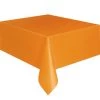 Meteorparty Rectangle Plastic Tablecover - Orange Tableware