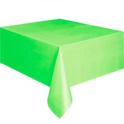 Meteorparty Rectangle Plastic Tablecover - Lime Green By Event