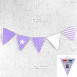 Everything Party All Birthday 50pk Style Party Bunting With String (6 Colours)