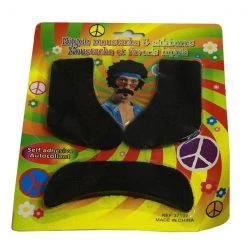 Trademart Hippie Moustache & Sideburns Set By Theme