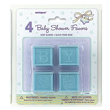 Everything Party By Theme 4pk Baby Blocks (Blue, Pink)