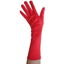 JD Party By Theme Medium Long Gloves - Red
