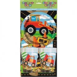 Everything Party Construction Party Pack For 8 All Birthday