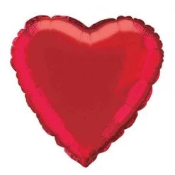 Unique Balloons 18" Heart Shape Foil Balloon - Red