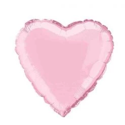 Unique Balloons 18" Heart Shape Foil Balloon - Pastel Pink