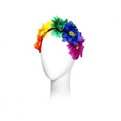 Trademart By Event Rainbow Daisy Flower Headband