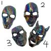 Everything Party Assorted Pearlised Metallic Halloween Mask By Event