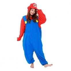Everything Party Adult Animal Onesie - Mario