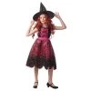 Everything Party Halloween - Girls Deluxe Pink Starry Witch Costume