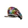 Trademart Deluxe Rainbow Sequin Festival Cap With Diamonds By Event