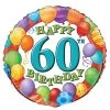 Qualatex 18" Happy 60th Birthday Foil Balloon