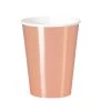 Everything Party 8pk Metallic Rose Gold Paper Cups All Birthday