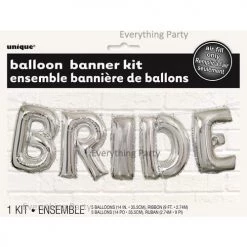 Everything Party Hen's Night - Bride Foil Balloon Banner Kit Balloons