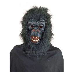 Dr. Tom's Black Gorilla Mask With Hair