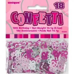 Unique 18th Birthday Table Scatters 14g (Blue, Pink, Black) All Birthday