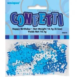 Unique All Birthday Happy Birthday Table Scatters 14g (Blue, Pink, Black, Rose Gold)