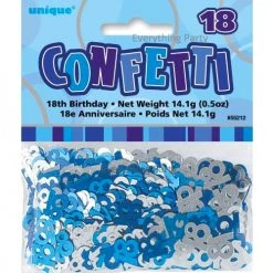 Unique 18th Birthday Table Scatters 14g (Blue, Pink, Black) All Birthday