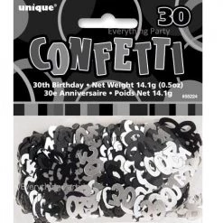 Unique 30th Birthday Table Scatters 14g (Blue, Pink, Black)