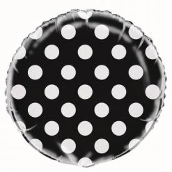 Everything Party 18" Decorative Dots & Stripes Round Foil Balloon